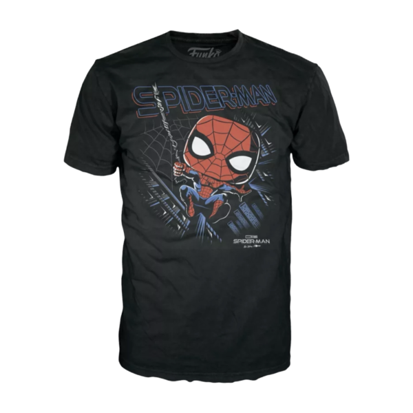 Kit Funko Swinging Spider-Man (Target Con 2023 Diamond) + Bundle Tee T-shirt - Image 3