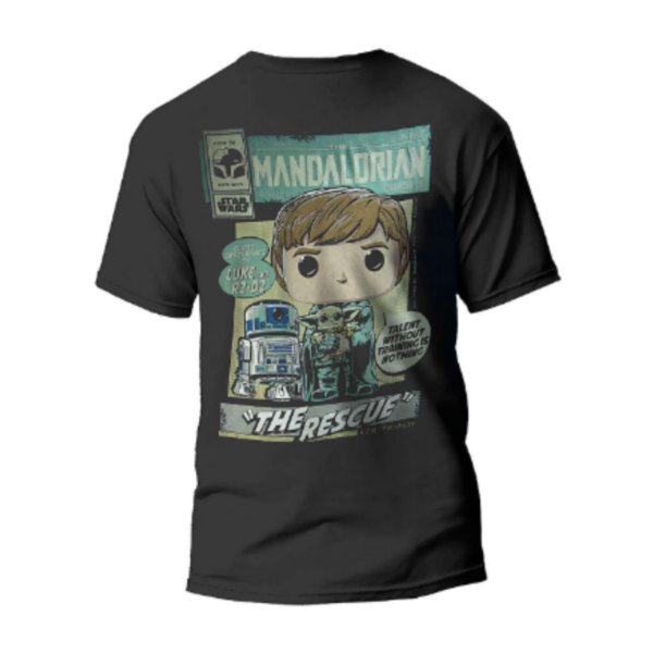 Kit Funko Luke Skywalker with Grogu + Exclusive Bundle Tee T-shirt - Image 3