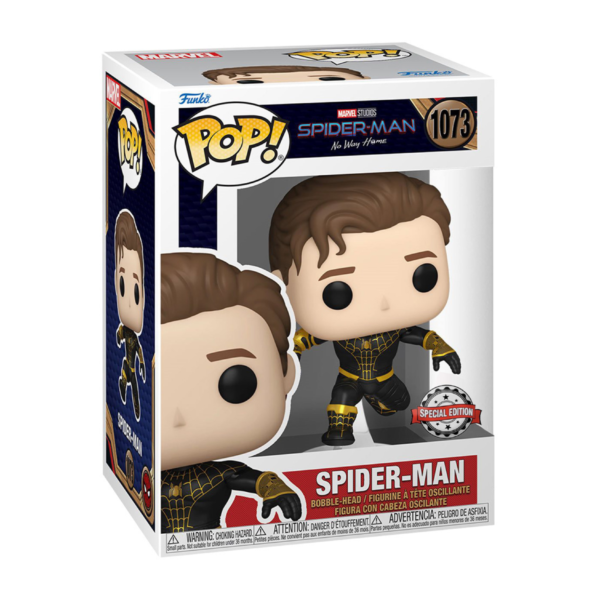 FUNKO POP SPIDER-MAN NO WAY HOME BLACK AND GOLD SUIT 1073 - Image 2